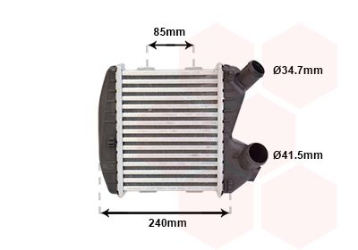 VAN WEZEL Kompressoriõhu radiaator 29004004